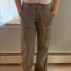 Khaki Green Cargo Pants